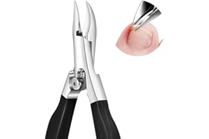 WENXINTEK Tronchesino Unghie Piedi per Unghie Spesse e Incarnite,Tagliaunghie Da Podologo in Acciaio Inox,Tagliacuticole Unghie con Lama Affilata,Impugnatura Morbida,Strumento per Manicure e Pedicure