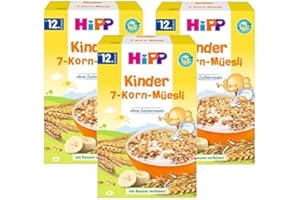 Hipp niños de 7 granos muesli, 3 (3 x 200 g)
