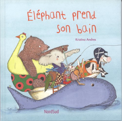 Éléphant prend son bain