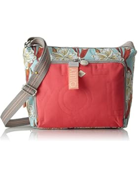 Oilily Damen Charm Ornament Shoulderbag Mhz Schultertasche, Türkis (Light Turquoise), 13x23x27 cm