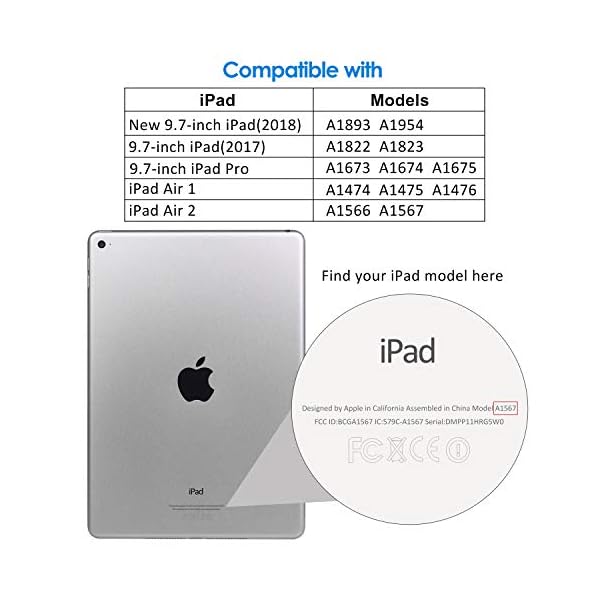 JETech Protector de Pantalla compatible iPad (9,7 Pulgadas, 2018/2017 Modelo, 6ª / 5ª generación), iPad Air 1, iPad Air… - Image 3