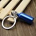 Waterwood Creative Auto Parts Models Mini Nitrous Oxide Bottle Keychain Key Chain Ring-Blue