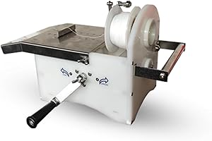 EKSED Legatrice Manuale per Salsicce da 0-45 mm Legatrice Manuale per Salsicce e annodatrice in Acciaio Inossidabile Macchina per Legare Salsicce per Uso Domestico Commerciale