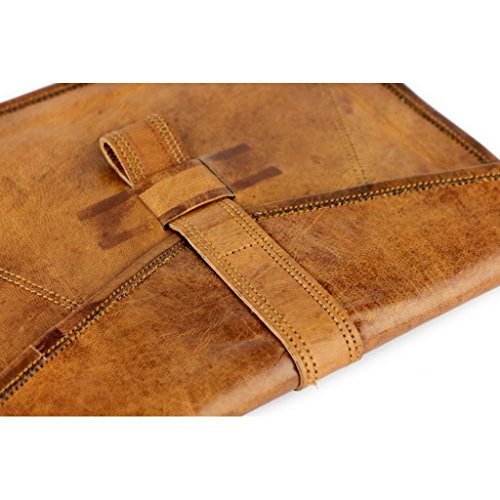 A.P. Donovan – Hülle für iPad 2 / 3 / 4 und iPad Air 1 / 2 – Etui, Case, Cover – Tasche / Schoner fürs Tablet – Vintage – braun – aus Leder - 5