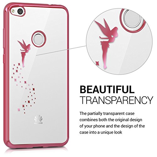 kwmobile Funda para Huawei P8 Lite 2017 - Carcasa Trasera de TPU con dise o de Hada en Rosa Fucsia Transparente reviews kwmobile Funda para Huawei P8 Lite 2017 - Carcasa Trasera de TPU con dise o de Hada en Rosa Fucsia Transparente