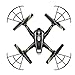 Produktbild LBAFS Drohne Mit 2.0MP Kamera, 6-Achsen-Gyro RC Quadcopter Mit LED-Licht, Headless-Modus, 3D-Flips, EIN Schlüssel Return Aircraft Fun Gift,Black