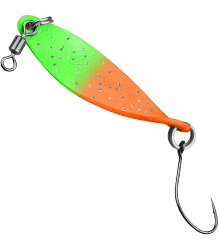 FTM Spoon Spark 2,5g - Forellenblinker Gelb/schwarz Mit Blitz