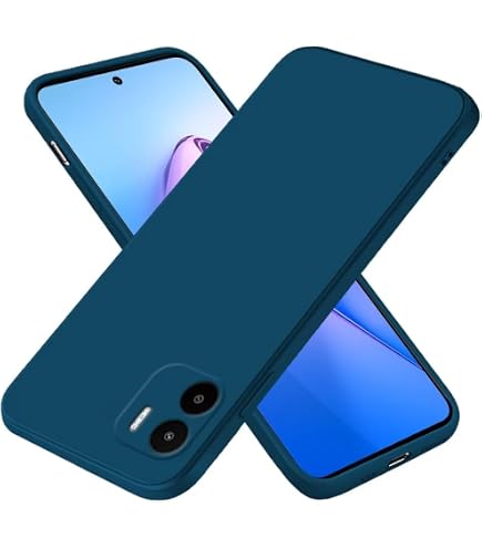EASSGU TPU Handyhülle Für Redmi A1 / A2 (6.52 Zoll) – Weiches Silikon, Saphirblau