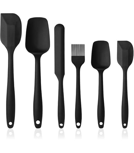 Set di utensili da cucina in silicone, 12 pezzi, set di utensili da cucina con supporto, senza BPA, con rivestimento antiaderente per uso alimentare, utensili da cucina, resistenti al calore e facili