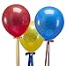 Produktbild Ginger Ray Superheld Rot, Blau & Gelb Kaboom Party Ballons x 10 - Comic Superhelden
