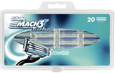 Gillette Lames de rasoir Mach 3 Turbo