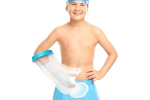 ‎DOACT Doact Gipsschutz Wasserdicht Arm für Kinder, Armprotektor Lang Arm Duschschutz für Gipsverbände, Gips Duschschutz Arm Hand Wasserdichter Verbandschutz für Baden Duschen - Kinder Arm 52cm