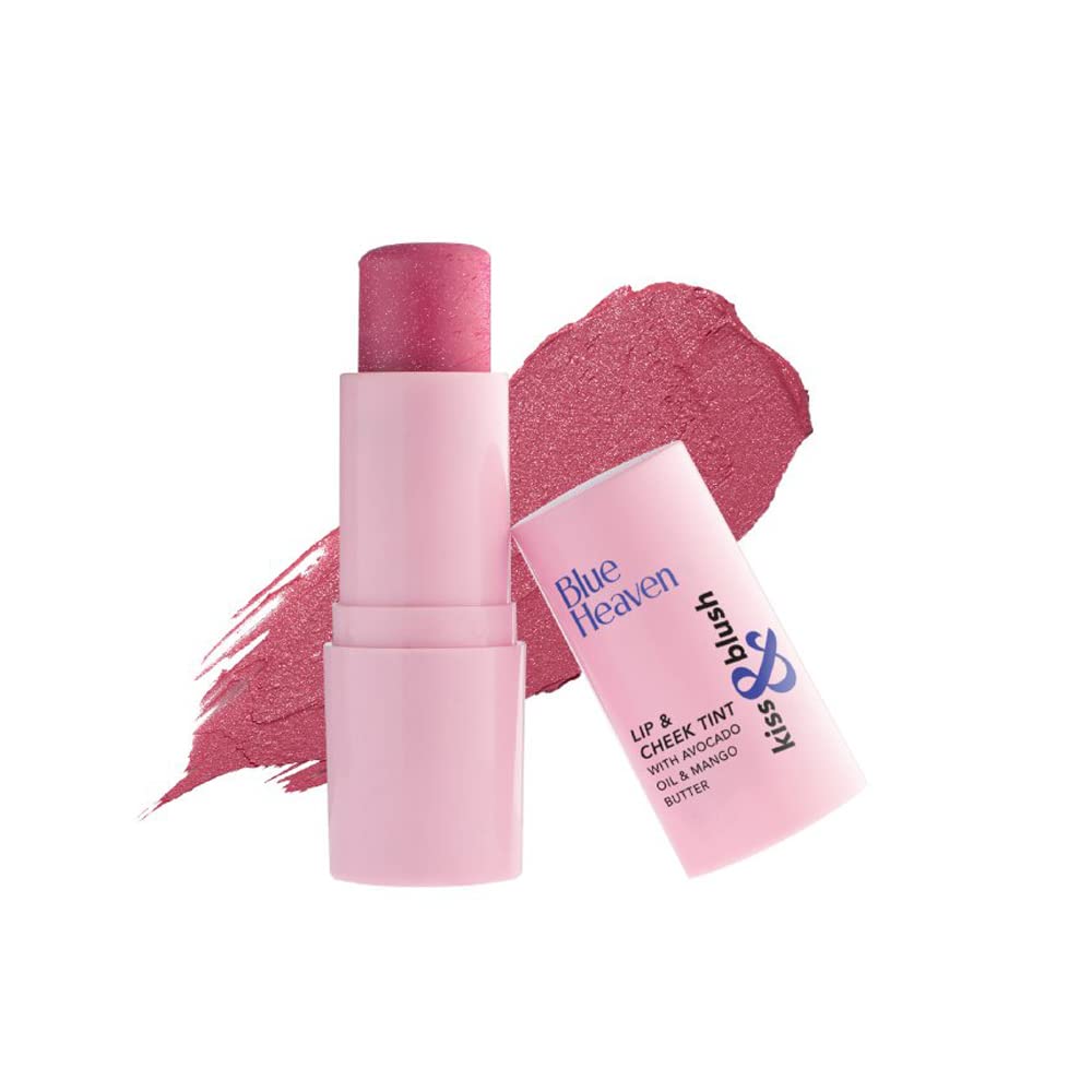Blue Heaven Kiss & Blush, Lip, Cheek & Eyes Tint, Rosy Dusk, 8.5gm