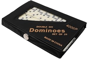 Hsthe Sea Dominos Classiques, Jeu de Dominos rétro de Luxe 28 pièces, décor Traditionnel