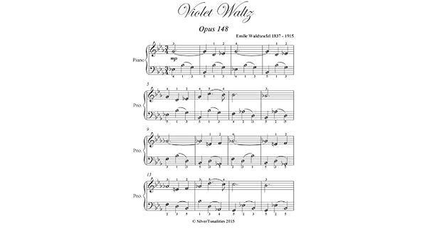Violet Waltz Opus 148 Easiest Piano Sheet Music English Edition Ebook Waldteufel Emile Silvertonalities Amazon De Kindle Shop violet waltz opus 148 easiest piano