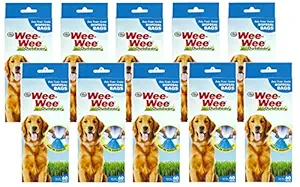 600 Count Four Paws Doggie Doo Waste Bags (10 Packages with 60 Bags Each)