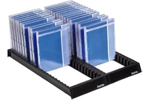 Hama CD-stativ arkiveringssystem (för 44 CD-tomma fodral, CD-hylla för förvaring, organiserare halkfri)