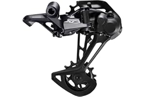 SHIMANO 4550170897093, MTB DEORE XT M8100 Rear Derailleur 1x12S 45 Teeth Black Unisex Adulto, Nero, 12 vitesses EU