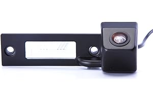 Kalakus Rückfahrkamera verbesserte Einparkhilfe mit 8IR Nachtsicht 170° Weitwinkel Wasserdicht Hoche Defination(schwarz) für VW Caddy/Transporter T5/Golf 4 IV Hatchback/Golf Plus(ab 2005)/VW/Superb