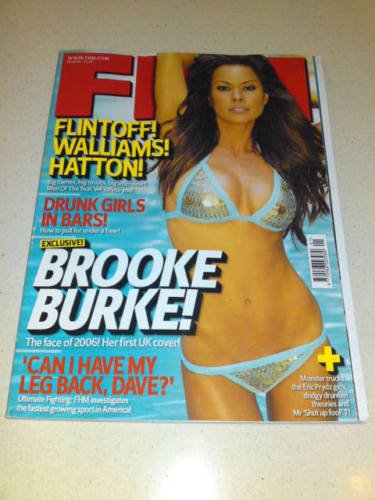FHM MAGAZINE ISSUE 193 BROOKE BURKE JANUARY 2006