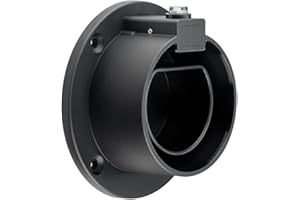 goobay 61141 Soporte de Pared para Cable de Carga Tipo 2 para Coches eléctricos/Soporte de Pared para Cable EV