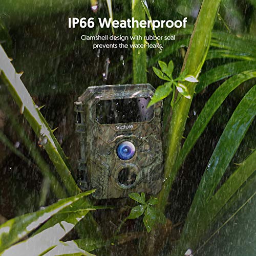 Victure Wildlife Camera 1080P 12MP Trail Game Camera Motion Activated