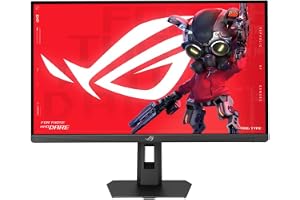 ASUS ROG Strix XG27ACMES Gaming Monitor – 27-inch 2560x1440, 255Hz OC (Above 144Hz), 0.3ms (min.), Fast IPS, Extreme Low Motion Blur Sync, USB Type-C, G-Sync Compatible, Tripod Socket, HDR, Gaming AI
