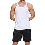 Rane Sports Canottiere da Uomo Stringer Canottiere Quick Dry Mesh Sleevele Gym Workout Bodybuilding Fitness Muscle Magliette