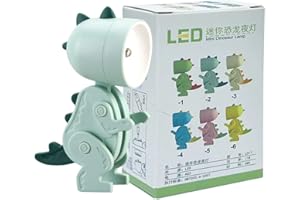 Usper Mini lampada da scrivania a LED con supporto per telefono piccolo, a forma di dinosauro, cervo, coniglio, luce notturna, supporto regolabile per telefono, portatile, pieghevole, lampada da