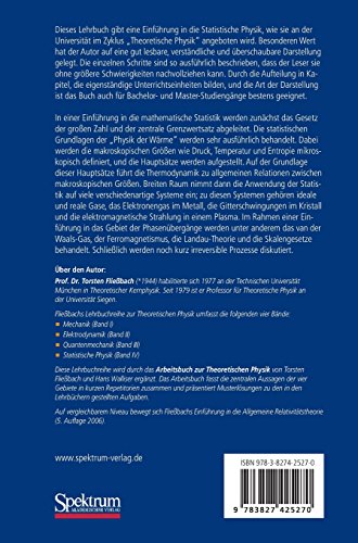 Book's Cover of Statistische Physik: Lehrbuch Zur Theoretischen Physik IV