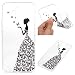 Produktbild Mate20 Lite Handyhülle Huawei Mate 20 Lite Hülle Case Cover Silikon Transparent Dünn Tasche Malen Muster Durchsichtige Schutzhülle Handytasche Skin Softcase Schale Bumper Silikonhüllen-Mädchen