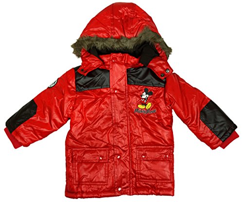 Boys Baby Toddler Disney Mickey Mouse Hooded Padded Coat Anorak sizes from 6 to 23 Months