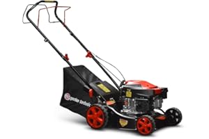 ELEM GARDEN TECHNIC Tondeuse Thermique tractée 127 CC - Largeur de Coupe 40cm - Elem Garden