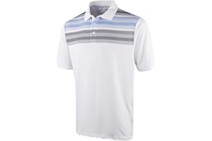 Island GREEN Men's CoolPass Stretch Quick Dry Breathable Polo Shirts