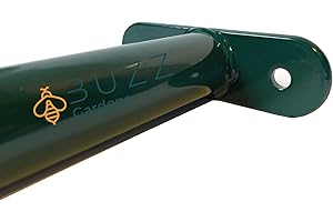 BUZZ GARDENS PULL UP GYMNASTICS CALISTHENICS Powder Coated Metal Monkey Bars Ladder Rungs (1250mm, Green)