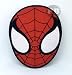 Produktbild Aufnäher / Bügelbild mit aufgesticktem Spiderman-Kopf, Large