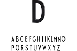 Design Letters Letrero Flotante con Número de Casa 50mm (A-Z)| Decoracion Hogar en Diseño Minimalista | Números de Puerta Modernos Aluminio | Letras de La Casa| Números de calle para exterior/interior