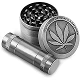 TheDarkDiamond Metal Herb Grinder 2 Inch 4 Pieces Spice Mill Crusher With Pollen presser and Pollen Catcher