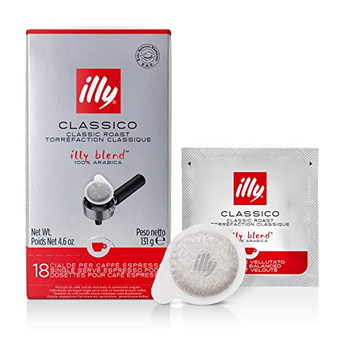 illy Espresso E.S.E. Single-Servings classico, klasisch-samtig, 2er Pack , (2 x 18 Stück)