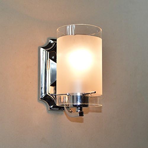 American Modern simple Metal base Wall Lamp Glass Shade Wall sconces H=6.7 inches