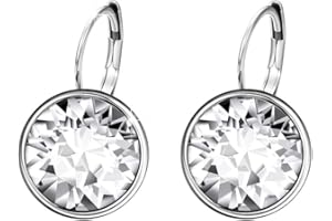 Xuping Sparkle Hoop Earrings Crystals from Swarovski Women Girl Elegant Party Jewelry