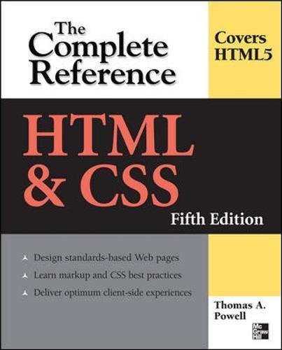 HTML & CSS: The Complete Reference, Fifth Edition (PROGRAMMING & WEB DEV - OMG)