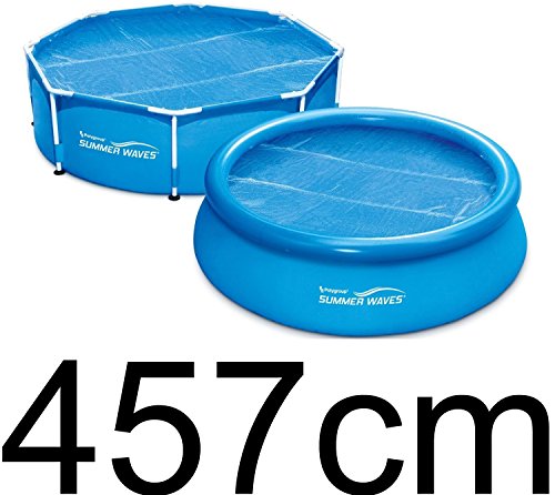 Summer Waves Solarfolie Ø 4,57m Solarplane Poolabdeckung Solar Cover Poolheizung