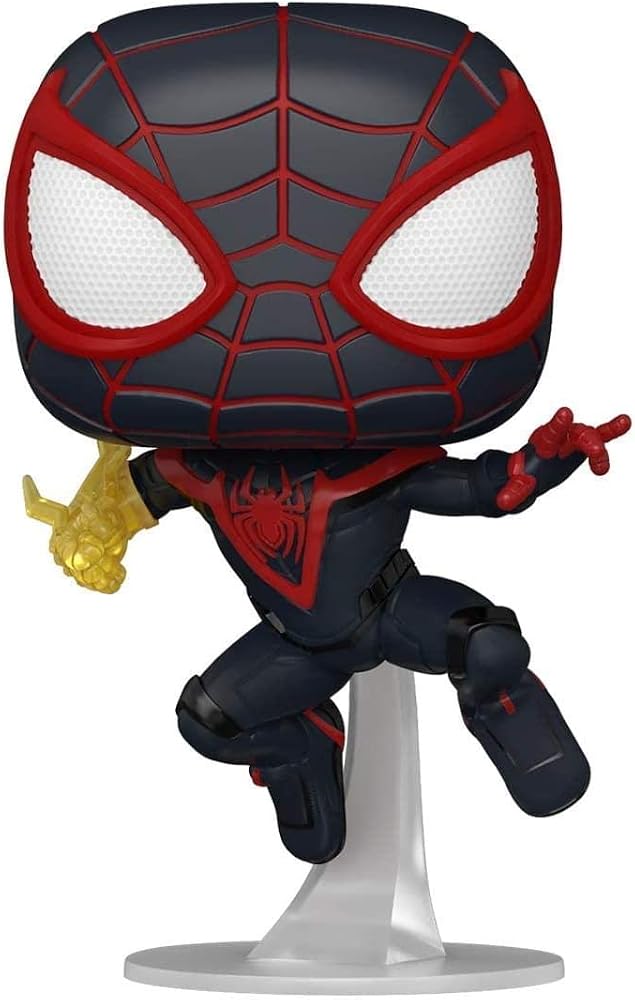 Funko 50150 POP Oyunları: Miles Morales- Chase ile Miles (Klasik)
