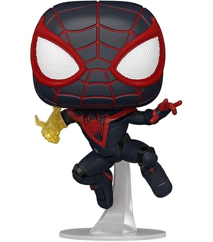 Funko Pop! Marvel Spider Man Gamer Miles Morales Unmasked Chase