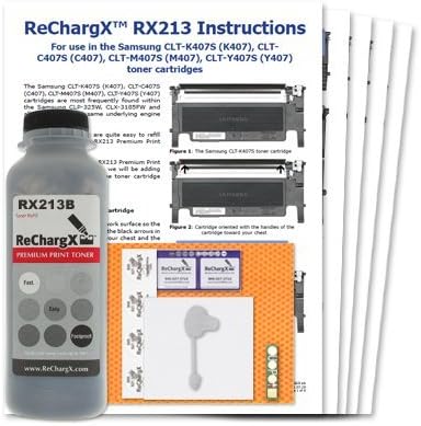 Samsung CLX-3185 FW Black Toner Refill Kit by ReChargX