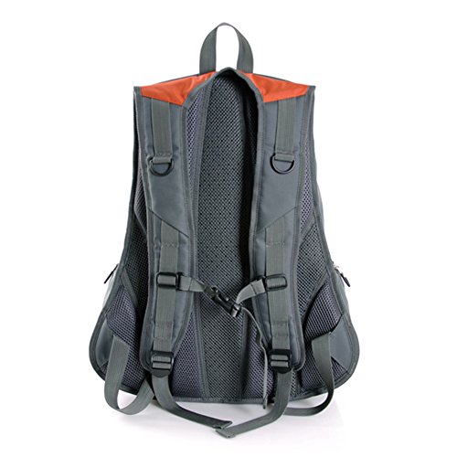 Daypacks Wasserdichte Uni Rucksack Schule Arbeit & Freizeit Bag Schulrucksack Sportrucksack Backpack Laptoprucksack Laptopfach 15″ Grau - 7