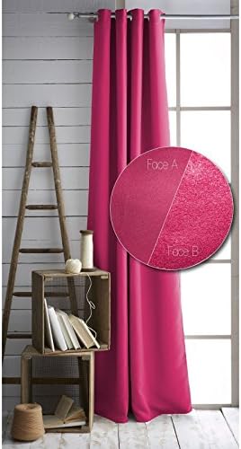 Insulating Curtain Polyester 140 x 240 cm Bilberry Juice