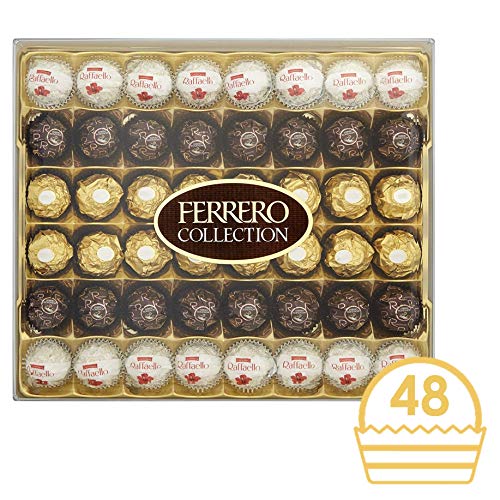 Ferrero Collection Assortiment Collection de Spécialités Prestigieuses de Rochers au Chocolat Noir/Chocolat à la Noisette/Noix de Coco 518 g
