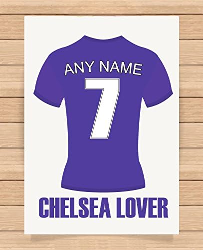Personalised Presents Gifts For Brother Boys Friends Son Daughter Sister Chelsea Tournament Match Chealsea Fc Football Club Fans Tshirt Prints Posters Wall Art Kids Bedroom Decorations